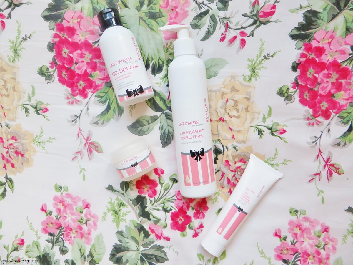 Mathilde B cosmétiques lait d'anesse